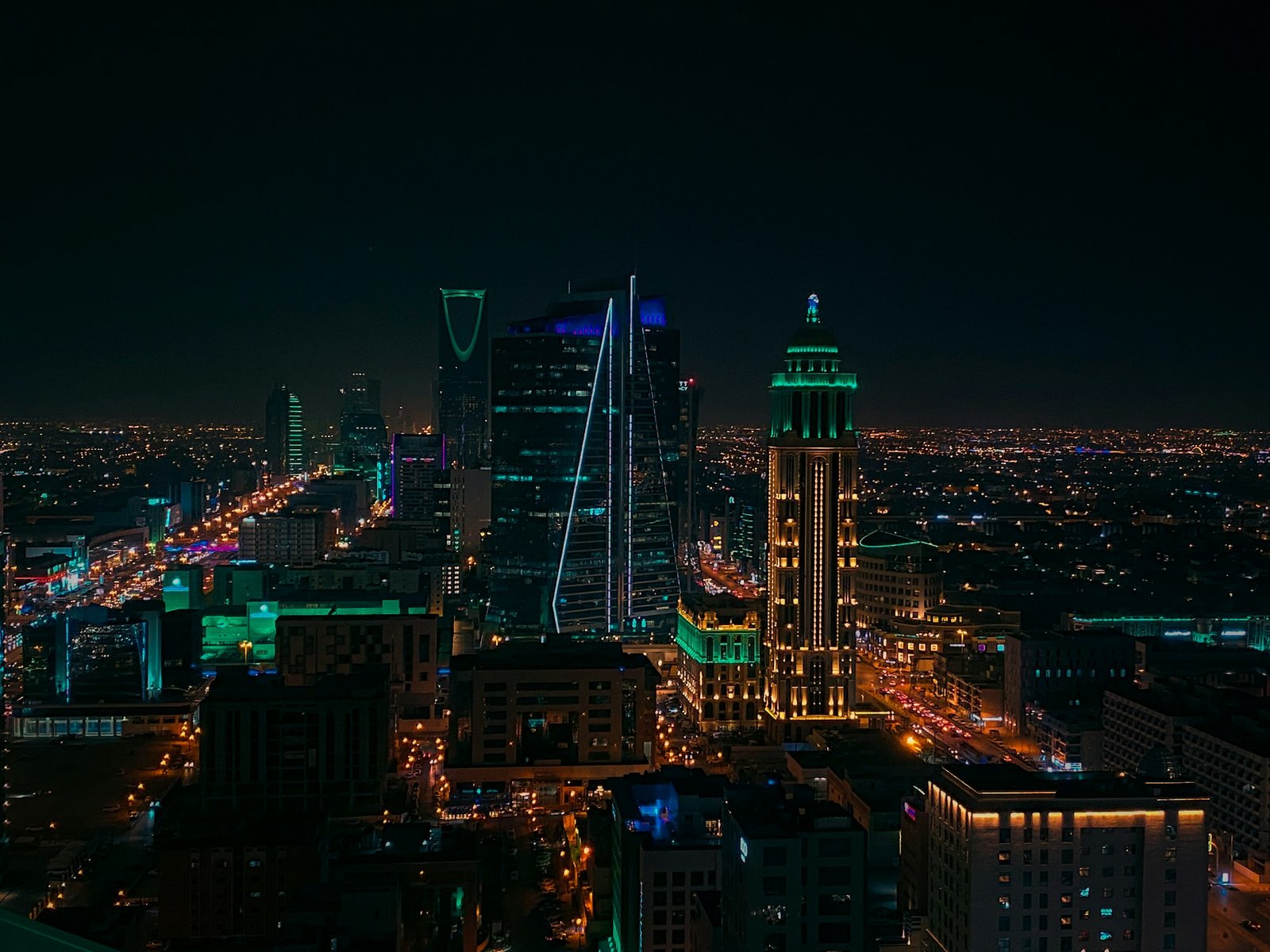 Riyadh bij nacht